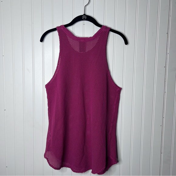 ELECTRIC & ROSE Hot Pink Canal Mesh Tank Size Small - Picture 2 of 13